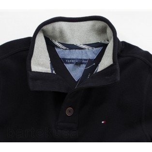 TOMMY HILFIGER BLUZA MESKA - HALF ZIP